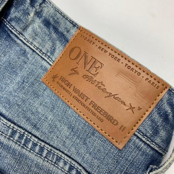 One Teaspoon Distressed Freebird II Skinny Jeans 25 - Picture 7 of 11